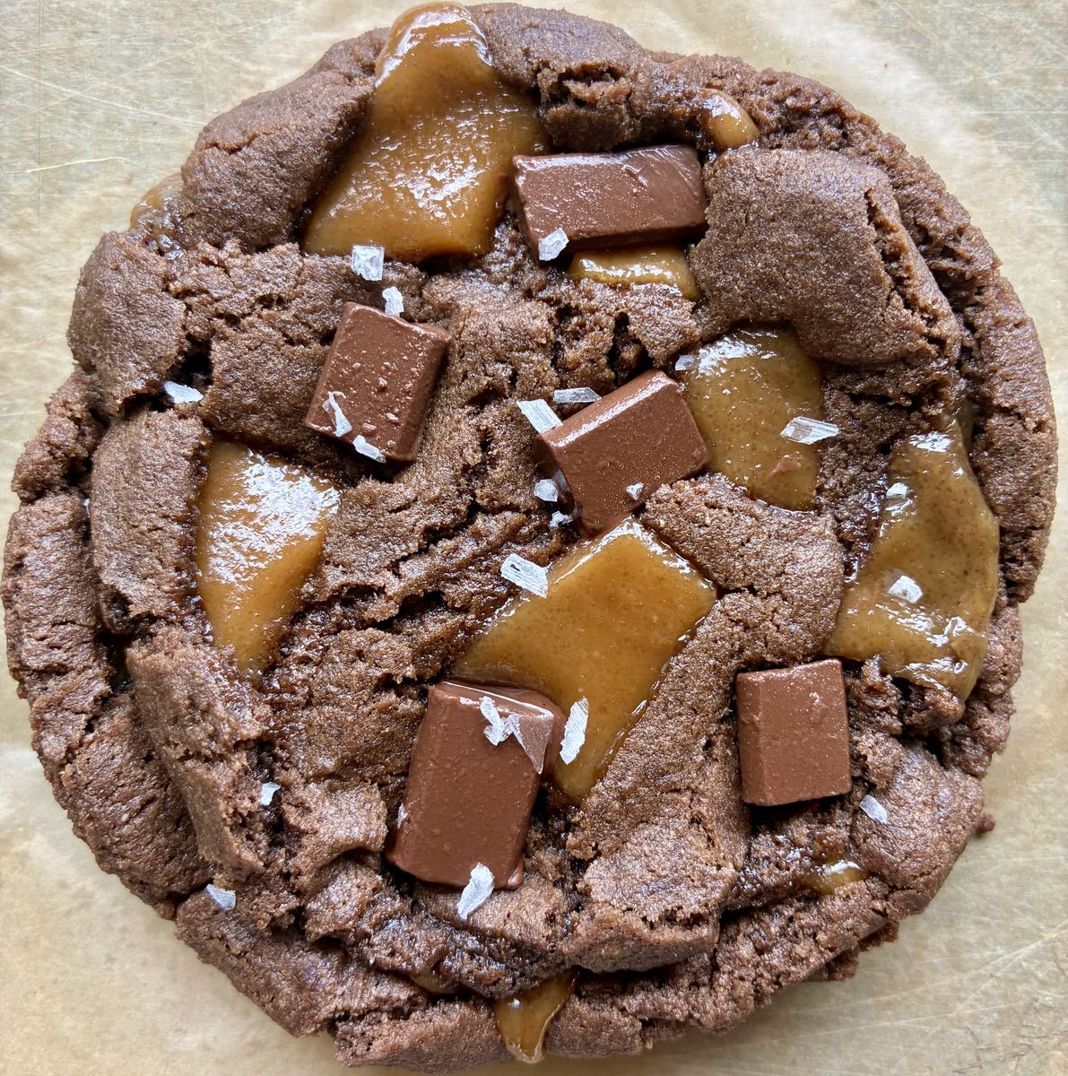 Chocolate toffee cookie