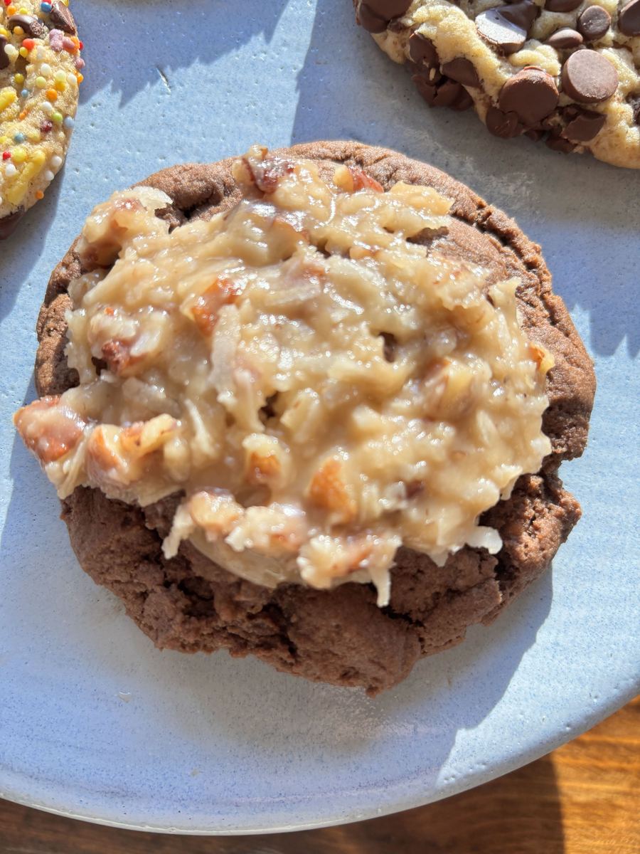 German chocolate cookie